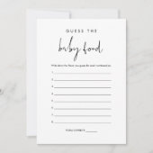 STELLA Raad de Baby Food Game Kaart (Voorkant)