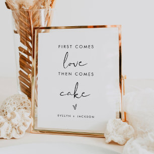 STELLA Trouwtaart Dessert Teken Poster