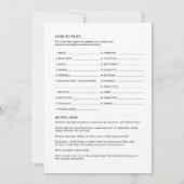 STELLA Vrijgezellenfeest Libs, Vul het Spel Blanks Kaart (Achterkant)