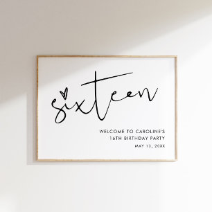 STELLA Wedding Restroom Deze Weg Pijl Teken Poster