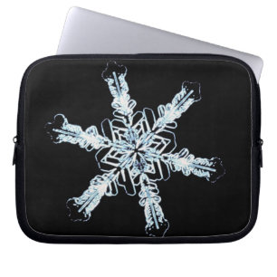 Stellair sneeuwkristal laptop sleeve