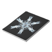 Stellair sneeuwkristal notitieblok (Gedraaid)