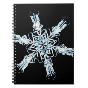 Stellair sneeuwkristal notitieboek
