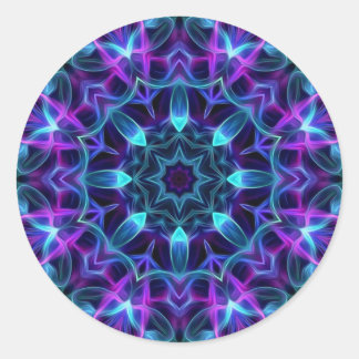 Stellaire gloed ronde sticker