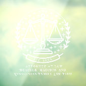 Stellaire Rechtsadvocaat Laurel Ruitfolie Raamsticker (Vel 3)