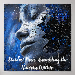 Stellaire reflectiepuzzel poster