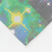 Stellaire ruimte in kat fleece deken (Hoek)