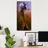 Stellaire spiraal in de Eagle Nebula Poster (Thuiskantoor)