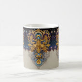 Stellaire symmetrie: kosmische versiering koffiemok (Center)