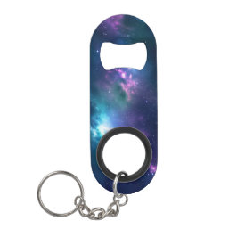Stellaire verlichting: Nebula met gloeiende sterre Mini Flessenopener