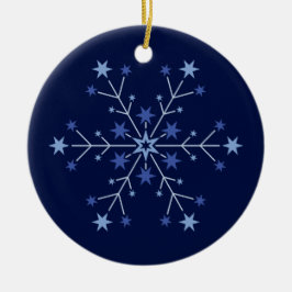 Stellar Beginnings:  Midnight Keramisch Ornament
