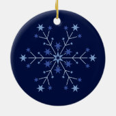 Stellar Beginnings:  Midnight Keramisch Ornament (Achterkant)