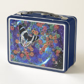Stellar Blooms Metalen Lunchbox (Achterkant)