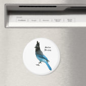 Stellar Blue Jay magnet Magneet (Insitu (Vaatwasser))