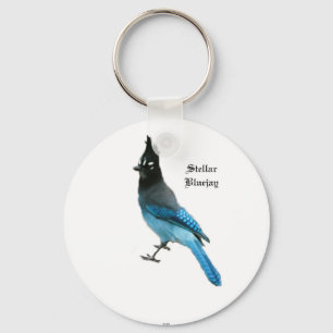 Stellar Blue Jay-sleutelketen Sleutelhanger