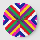 Stellar Cross-Section - Purple/Green - Dynamic Grote Klok (Voorkant)