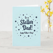 Stellar Dad Marine Scriptkaart Kaart (Gele Bloem)