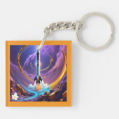 "Stellar Expedition" Sleutelhanger (Achterkant)