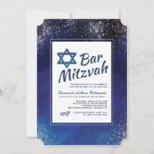 Stellar Night Bar Mitzvah Invitation (Devant)