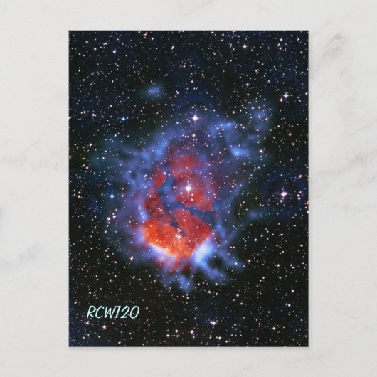 Stellar Nurseries RCW120, gom 58 Briefkaart (Voorkant)