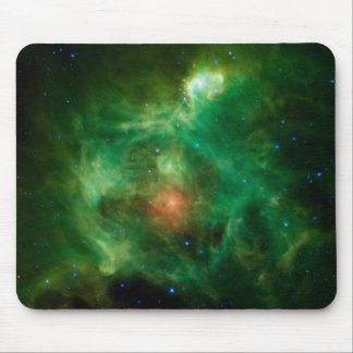 Stellar Nursery in Green Mousepad Muismat