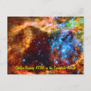 Stellar Nursery R136 in de Tarantula Nebula Briefkaart
