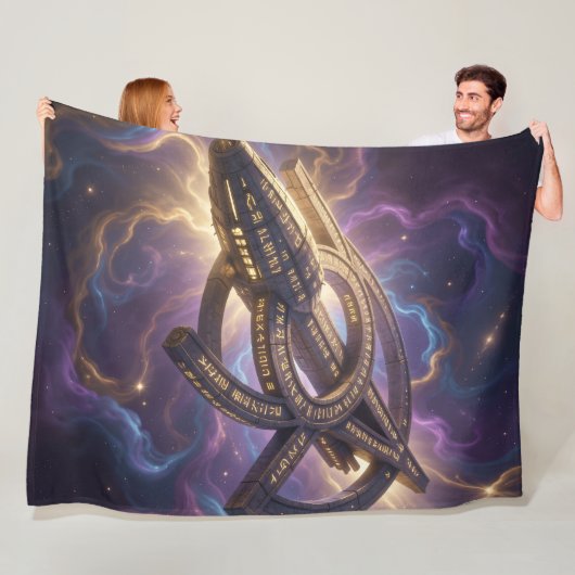 Stellar Path – Journey Through the Universe´14 Fleece Deken (In situ)