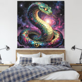 Stellar Path – Journey Through the Universe´2 Canvas Afdruk (Insitu (Slaapkamer))