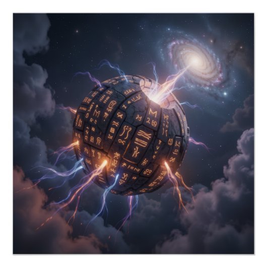 Stellar Path – Journey Through the Universe´4 Perfect Poster (Voorkant)