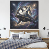 Stellar Path – Journey Through the Universe´7 Canvas Afdruk (Insitu (Slaapkamer))