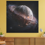 Stellar Path – Journey Through the Universe Canvas Afdruk (Insitu (Woonkamer))