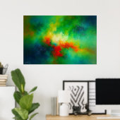 Stellar Reverie Abstract Poster (Thuiskantoor)