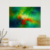 Stellar Reverie Abstract Poster (Keuken)