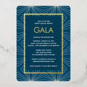 Stellar Skies Gala Foil Invitation (Recto)