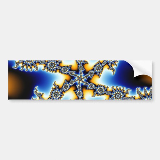 Stellar Snowflake Bumperstickers (Voorkant)