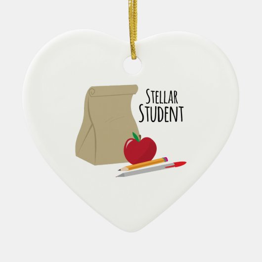 Stellar Student Keramisch Ornament (Voorkant)