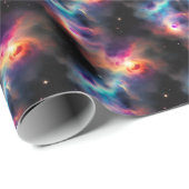 Stellar Symphony Galactic Nebulas Patroon Cadeaupapier (Rol Hoek)