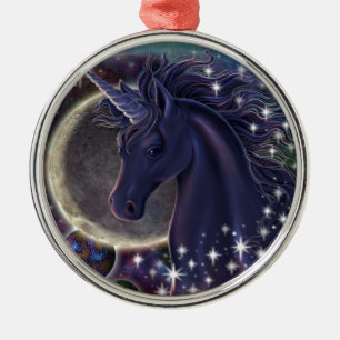Stellar Unicorn Metalen Ornament