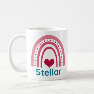 Stellar Viva Magenta Boho Rainbow Koffiemok
