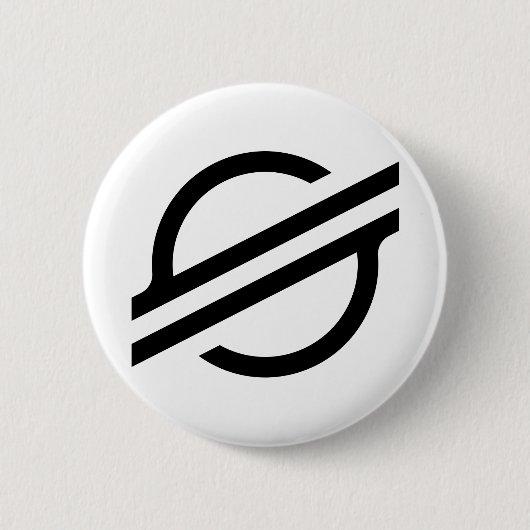 stellar-xlm-logo ronde button 5,7 cm (Voorkant)