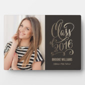 "Stellar Year EDITABBLE Afstuderen Plaque" Fotoplaat (voorkant)