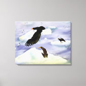 Stellar Zee Eagle Island Canvas Print (Voorkant)