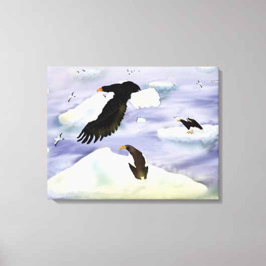 Stellar Zee Eagle Island Canvas Print (Voorkant)