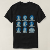 Stellaris Leviathan and other species. T-Shirt (Design voorkant)