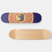 StellaRoot Elephant  Burnt Damask Skateboard (Horizontaal)
