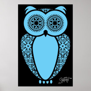 StellaRoot Hoot Owl afdrukken Poster