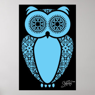 StellaRoot Hoot Owl  afdrukken Poster