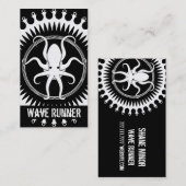 StellaRoot Octopus Cracken Patroon Visitekaartje (Voorkant / Achterkant)