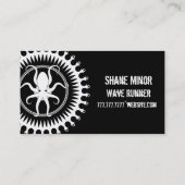 StellaRoot Octopus Cracken Patroon Visitekaartje (Achterkant)