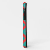 StellaRoot Preppy rosa Zickzack Girly Zickzack Case-Mate iPhone Case (Achterkant/links)